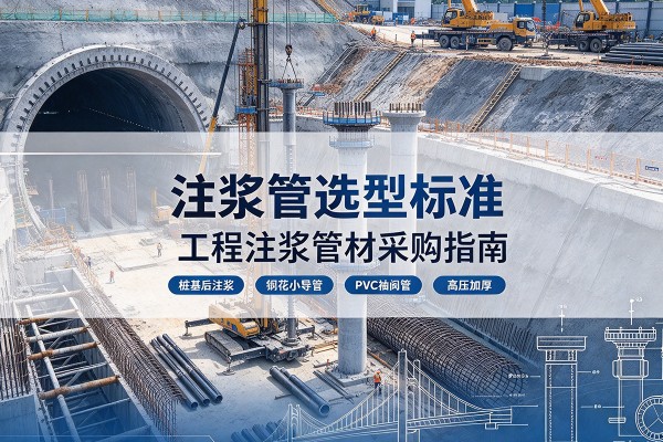 石狮注浆管选型标准