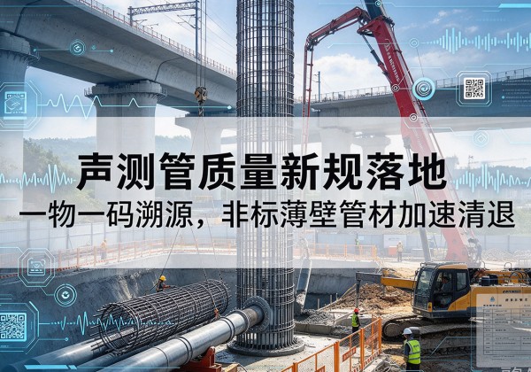 石狮声测管质量新规落地，一物一码溯源，非标薄壁管材加速清退